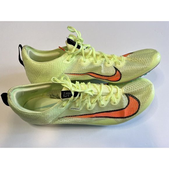 NWOT Nike Zoom Superfly Elite 2 ‘Barely Volt’ Track Spikes CD4382-700 Mens Sz 14 - Picture 7 of 15